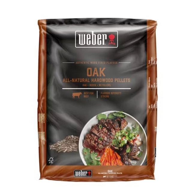 Vendita online Pellet di legno aroma Quercia Weber 